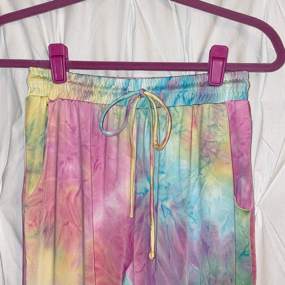 Jamboree Pocketed Tie Dye Knit Joggers - Picture 5 of 8